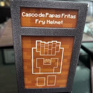 McDonald's Minecraft Fry Helmet Toy NEW